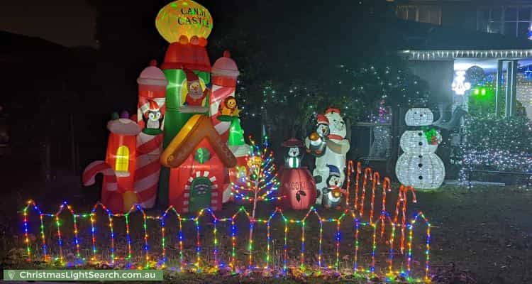 Christmas Light display at 7 Elmhurst Road, Gladstone Park