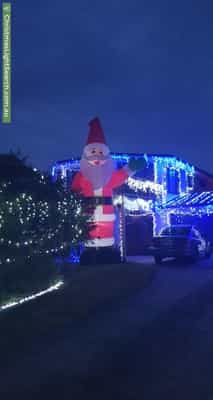 Christmas Light display at 10 Beachcomber Drive, Inverloch