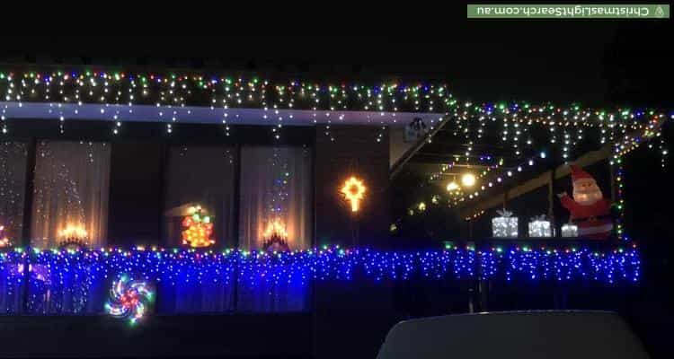 Christmas Light display at 2 Tanumbirini Street, Hawker