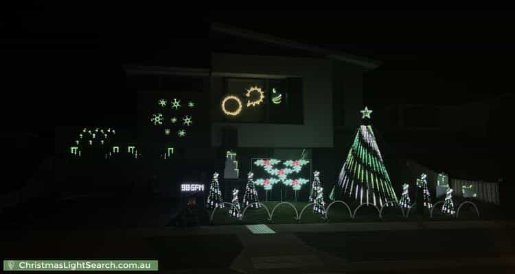 Christmas Light display at 19 Rivington Road, Point Cook