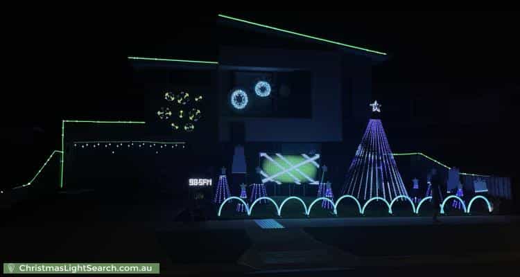 Christmas Light display at 19 Rivington Road, Point Cook