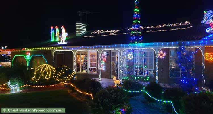 Christmas Light display at 10 Neale Street, Tea Tree Gully