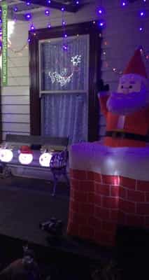 Christmas Light display at 72 Weston Street, Brunswick