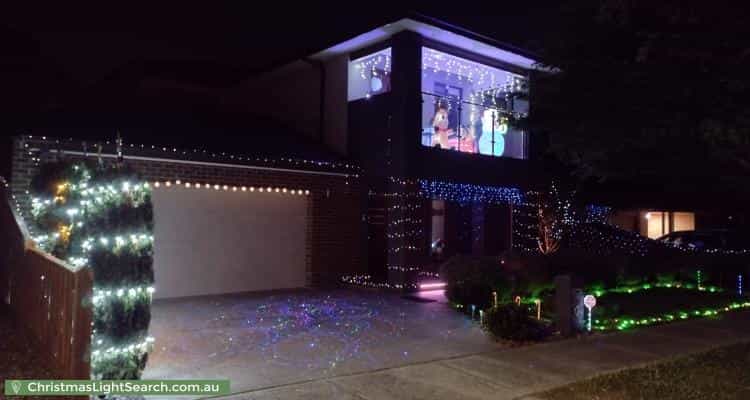 Christmas Light display at 25 Alluvian Way, Carrum Downs