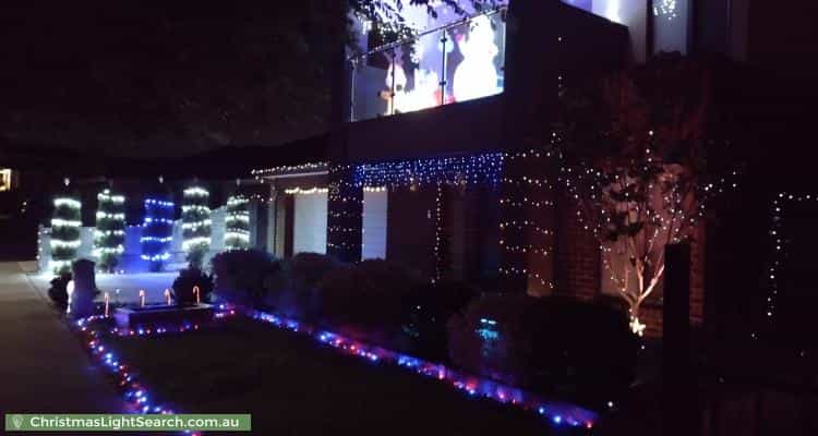 Christmas Light display at 25 Alluvian Way, Carrum Downs