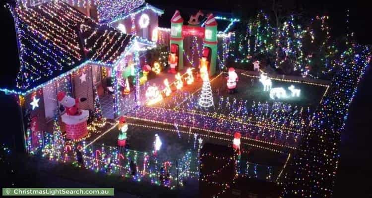 Christmas Light display at  Clyde Street, Ferntree Gully