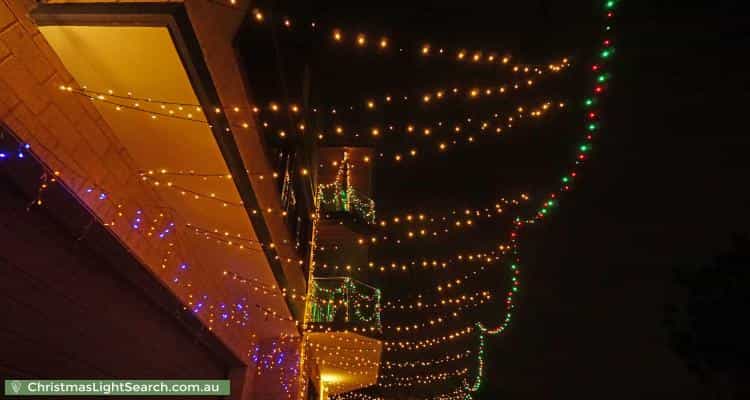 Christmas Light display at 133 River Way, Salter Point