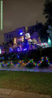 Christmas Light display at  Liberty Court, Saint Helena
