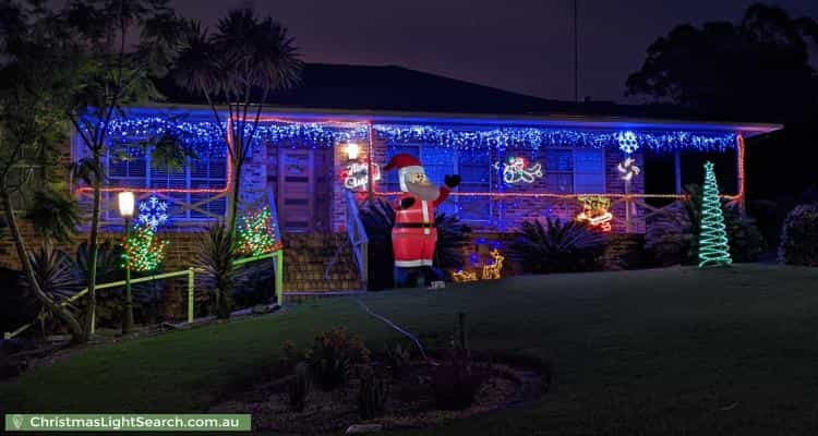 Christmas Light display at  Penrhyn Place, Castle Hill