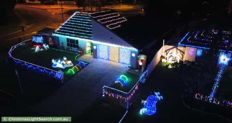 Christmas Light display at 4 Dory Close, Redland Bay