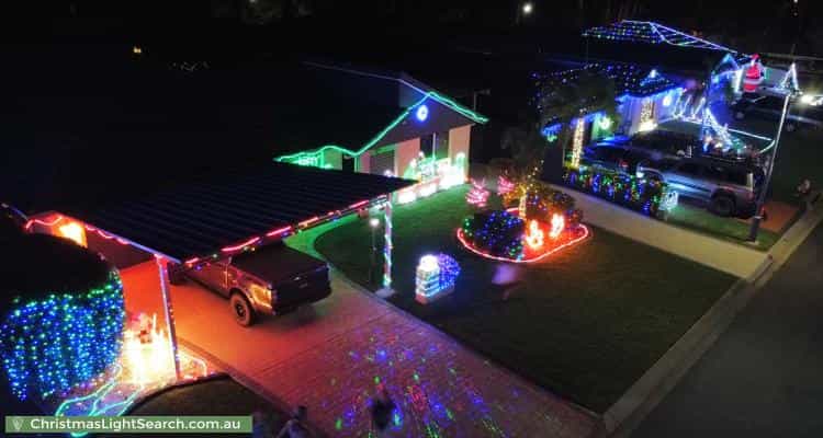 Christmas Light display at 4 Dory Close, Redland Bay