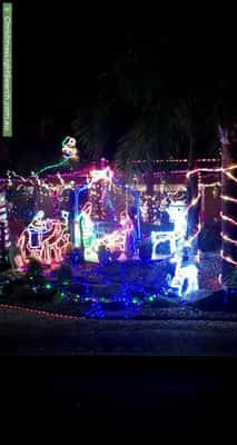 Christmas Light display at 2 Oriole Court, Seaford Rise