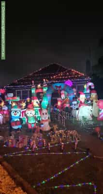 Christmas Light display at 96 Haughton Road, Oakleigh