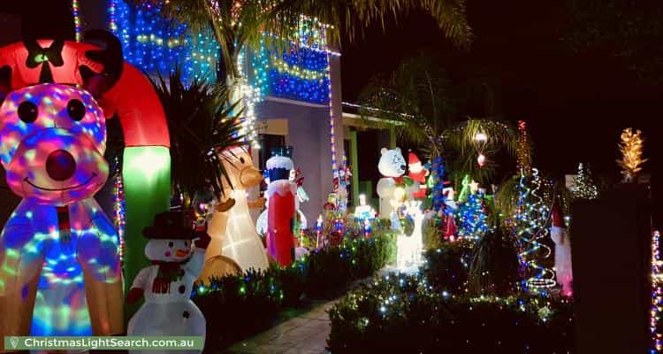 Christmas Light display at 2 The Link, Taylors Hill