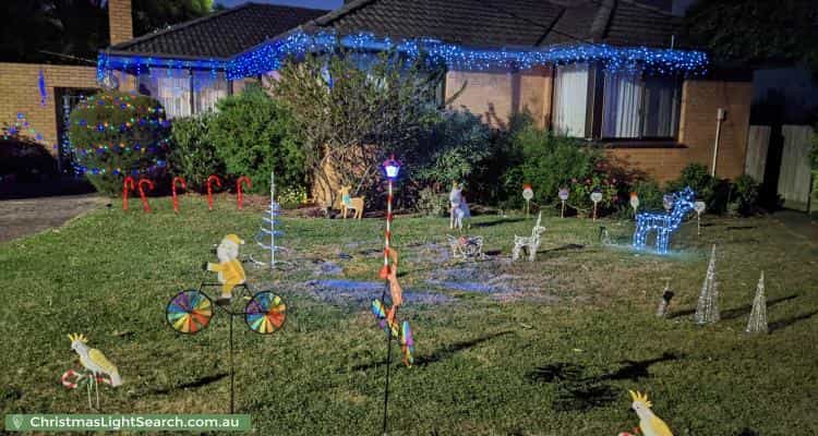 Christmas Light display at 7 Lower Court, Nunawading