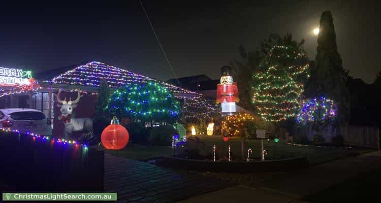 Christmas Light display at 32 Knightsbridge Avenue, Altona Meadows
