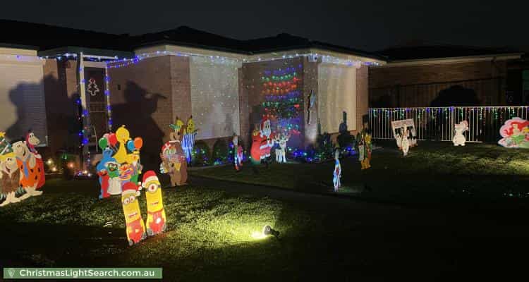 Christmas Light display at 3 Shelley Place, Wetherill Park