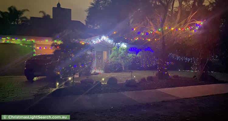 Christmas Light display at 10 Ashdown Way, Wheelers Hill