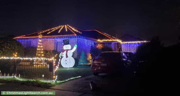 Christmas Light display at 41 West Gateway, Keilor East
