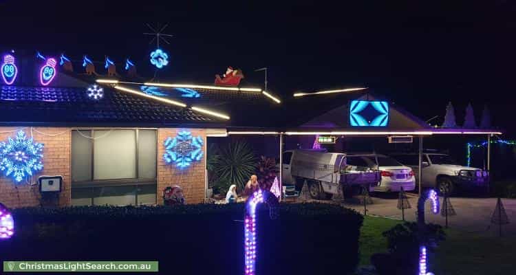 Christmas Light display at 7 Mokari Street, North Richmond