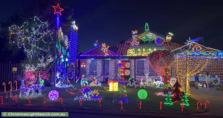 Christmas Light display at 3 Clydesdale Drive, Vasse