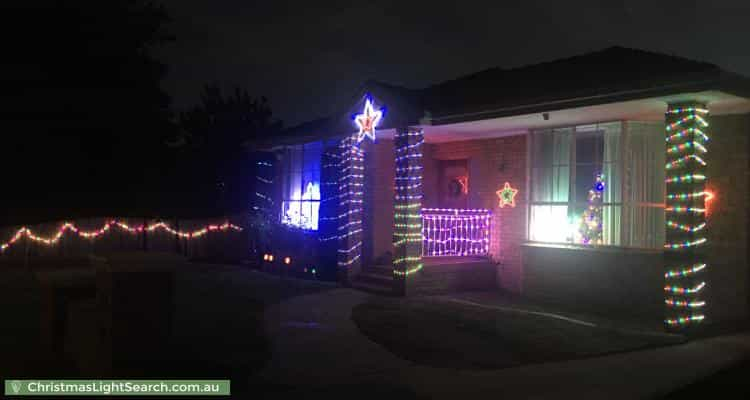 Christmas Light display at 33 Murray Street, Fawkner