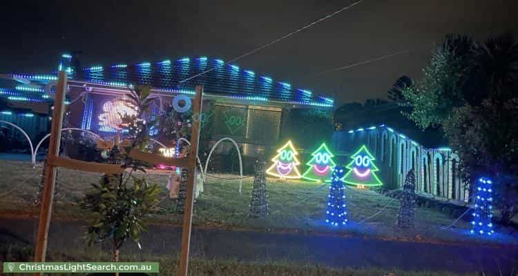 Christmas Light display at 17 Suva Street, Mulgrave