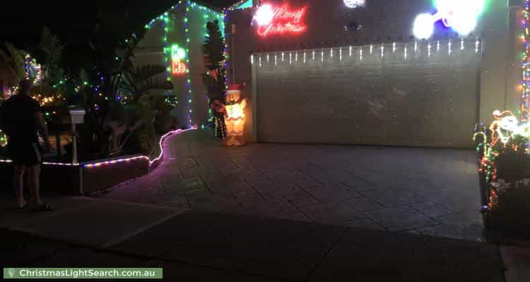 Christmas Light display at 30 Cardigan Crescent, Taylors Lakes