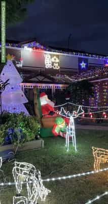 Christmas Light display at 1 Ann Court, Bundoora