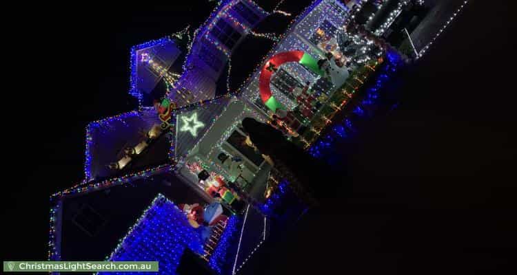 Christmas Light display at 10 Belvoir Gardens, Derrimut