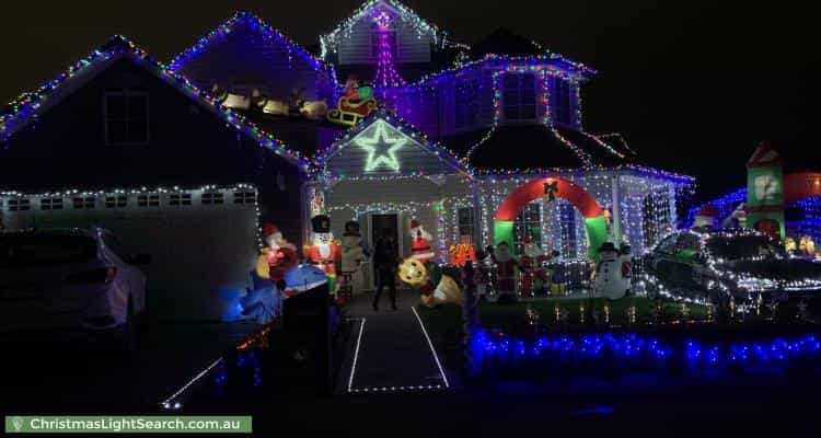 Christmas Light display at 10 Belvoir Gardens, Derrimut