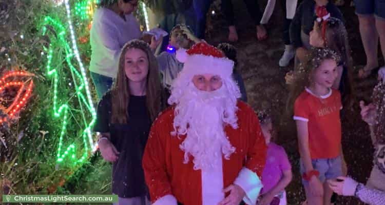 Christmas Light display at 25 Mulgrave Way, Croydon North