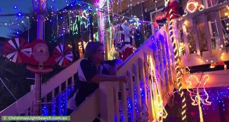 Christmas Light display at 25 Mulgrave Way, Croydon North