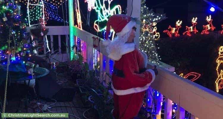 Christmas Light display at 25 Mulgrave Way, Croydon North