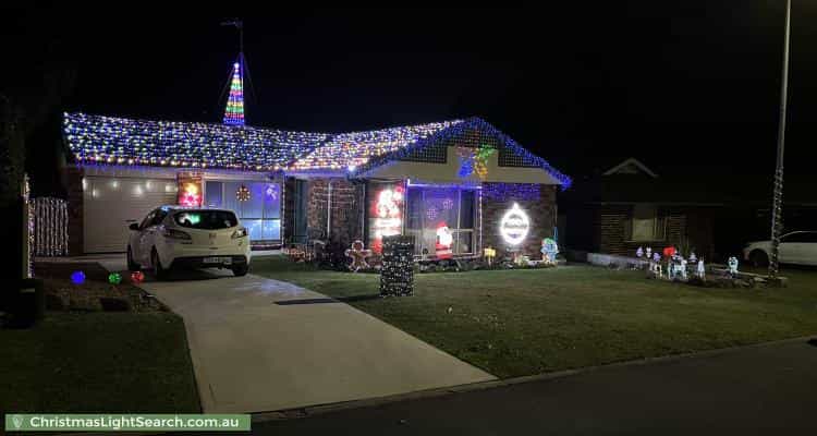 Christmas Light display at  Sextans Place, Cranebrook