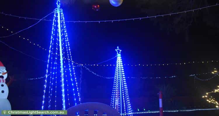 Christmas Light display at 527 White Road, Boors Plain