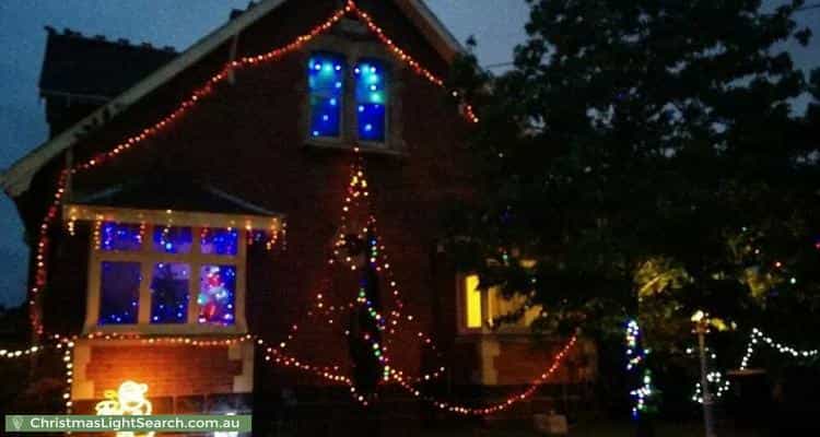 Christmas Light display at 88 Railway Crescent, Williamstown