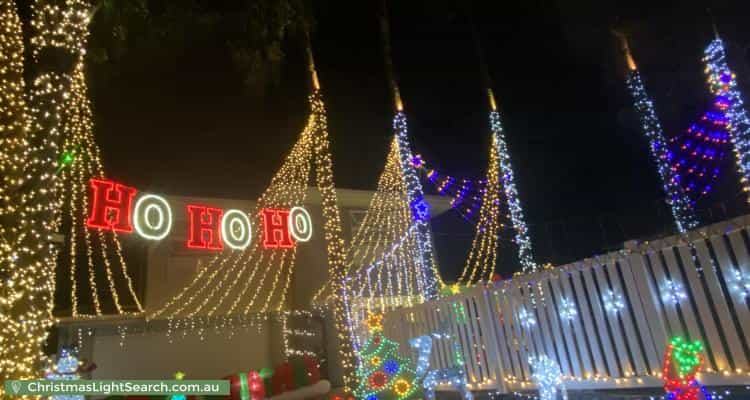 Christmas Light display at  Rise Place, Heathwood