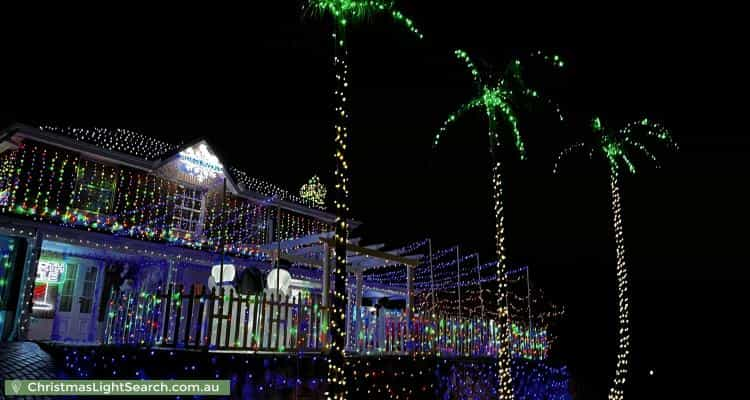 Christmas Light display at  Moncrieff Court, Mount Ommaney