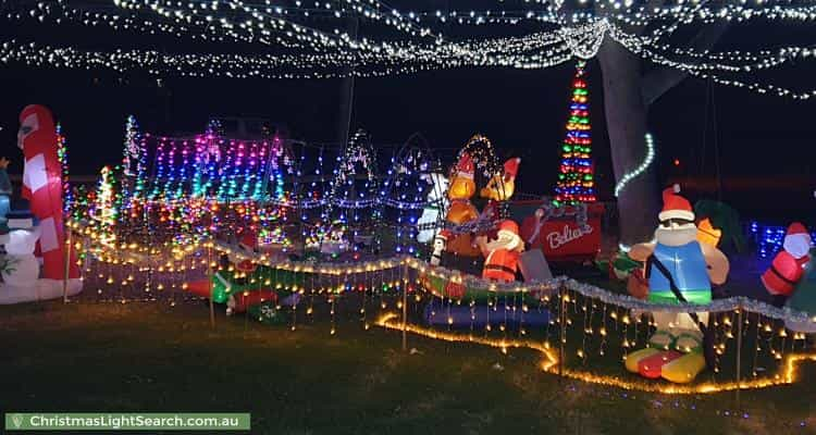 Christmas Light display at 1320 Stone Street, Chidlow