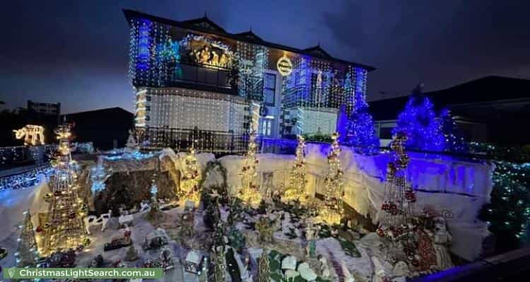 Christmas Light display at  Earl Street, Merrylands