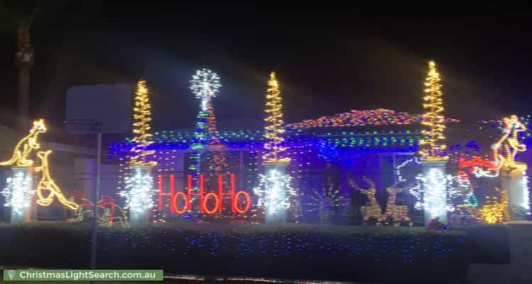 Christmas Light display at  Tahoe Close, Thornlie