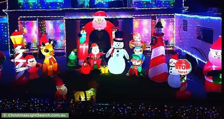 Christmas Light display at 37 Edgewater Circuit, Cairnlea
