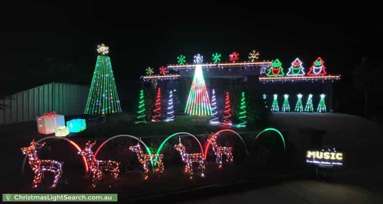 Christmas Light display at 27 Nubrena Drive, Strathfieldsaye
