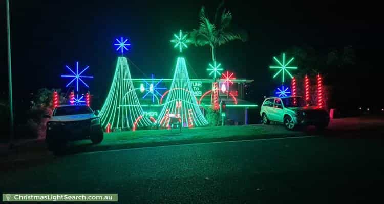 Christmas Light display at 11 Stonycroft Street, Aspley