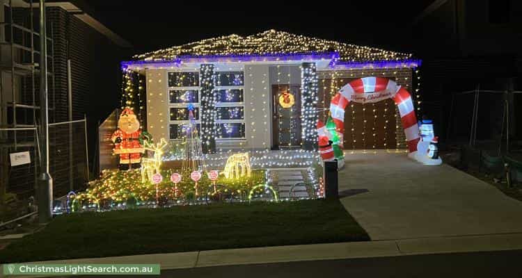 Christmas Light display at  Berridale Street, Gregory Hills