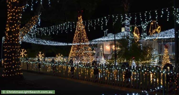 Christmas Light display at 159 Williamson Avenue, Cloverdale