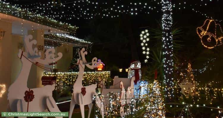 Christmas Light display at 159 Williamson Avenue, Cloverdale