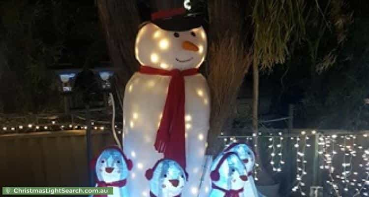 Christmas Light display at 159 Williamson Avenue, Cloverdale