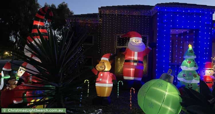 Christmas Light display at 1 Cordoba Way, Mernda